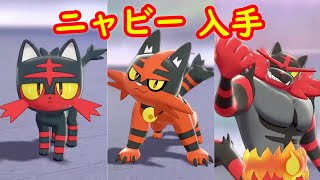 ニャビー ニャヒート ガオガエン 入手 攻略 キャンプで遊ぶ ポケモン剣盾 ポケモンhome ポケモン ソード シールド Youtube