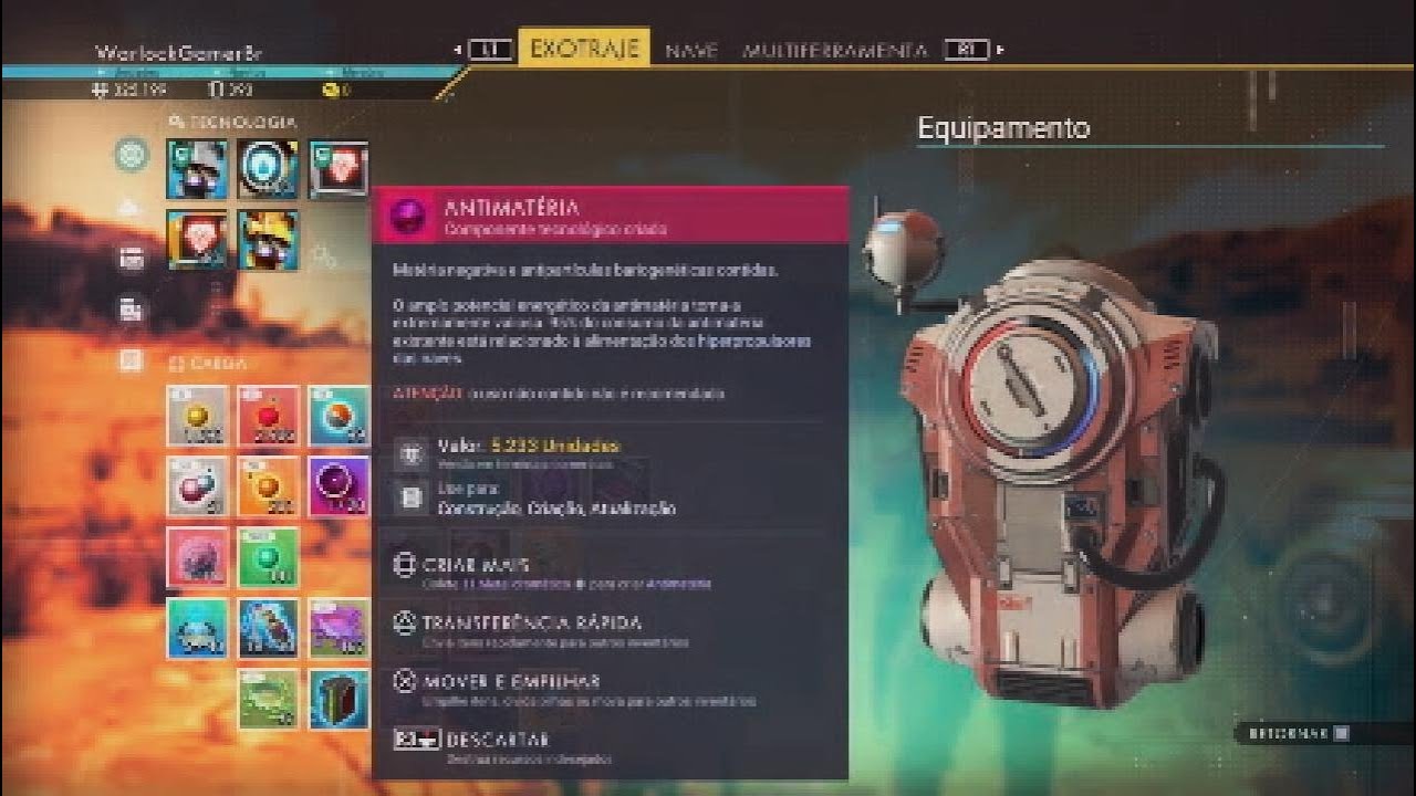 No Man Sky 07 A antimatéria YouTube No Man Sky 07 A antimatéria YouTube