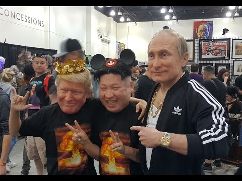 Trump, Putin, Kim Jong Un - Hyperflesh Maskoj - Monsterpalooza 2017