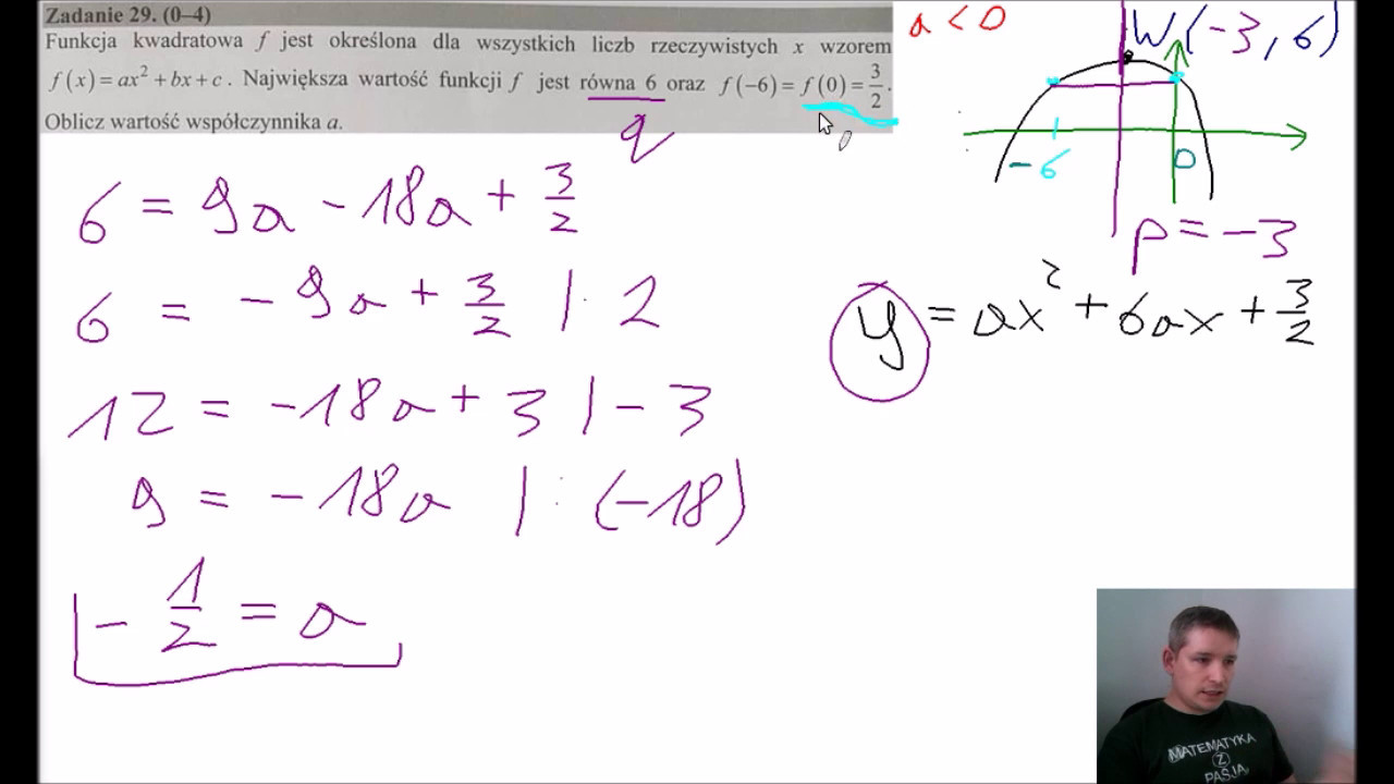 Matura z Matematyki 2017 - Poziom Podstawowy - rozwiązania - zadanie 29
