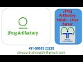 JFrog Artifactory Installation - - Mithun Technologies - +91 998092 3226