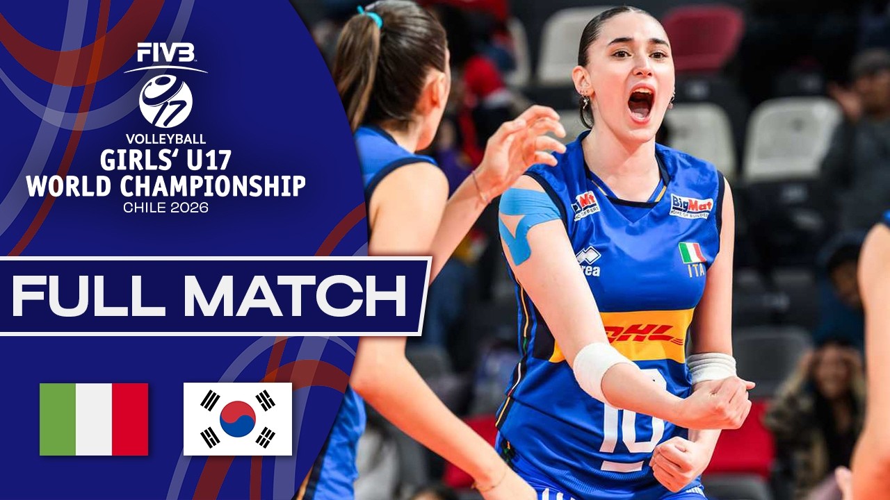 Italy vs. Korea - Final 5-6 | Girls' U17 World Championship - 2026
