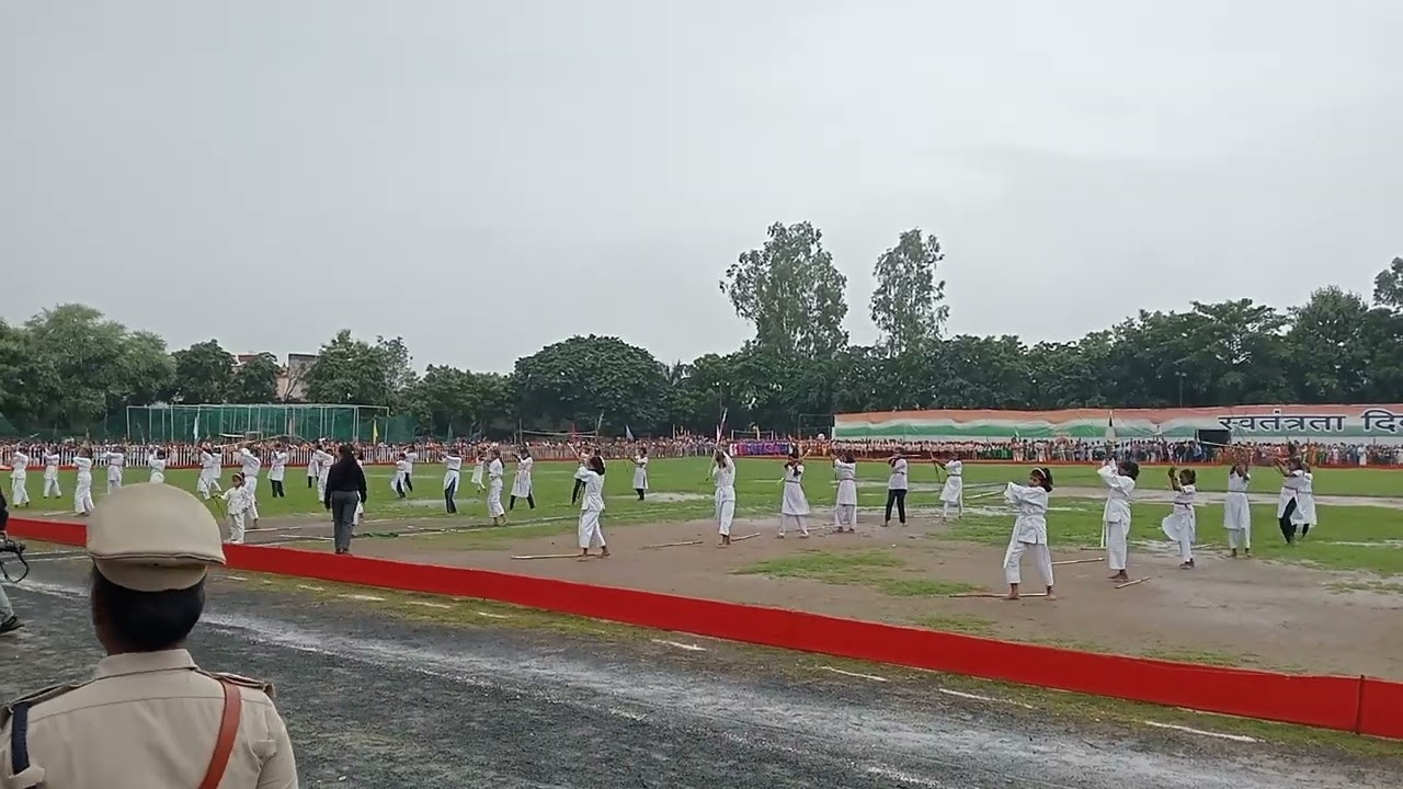 Lathi pradarshan Mahatma Gandhi Stadium Shahdol Madhya Pradesh