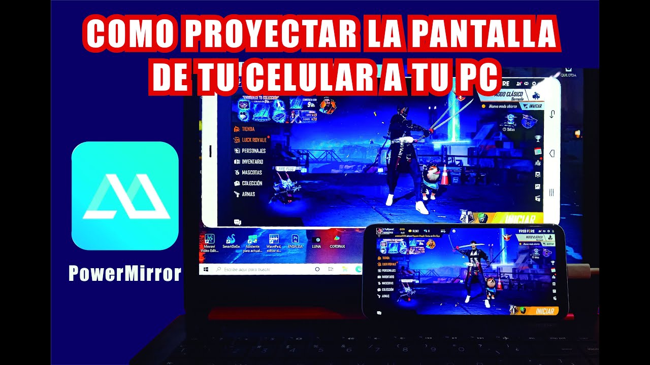 Como proyectar la pantalla de mi celular a la pc en 2021 YouTube