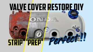 Valve Cover Restore & Paint DIY | Budget Show Car | Honda Dseries
