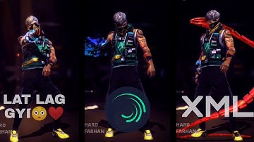 LAT LAG GYI😳❤|| Alight Motion Preset XML FF⚡|| Hard Farhan ||