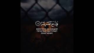 Сура "Аш Шарх" (Раскрытие) Аяты 1/8. Чтец: Baraa Masoud.