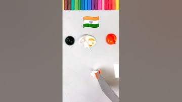 What color do mixed flags make? #paintmixing  #colormixing  #satisfyingart