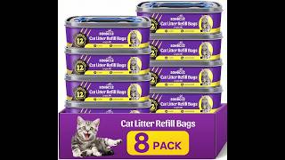 SOHBCLE Cat Litter Refill Bags: Superior Odor Control for Litter Genie Pails