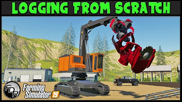 New Building Job Rented Big Toys! - Logging From Scratch 192 - Farming Simulator 2019 - FDR Logging