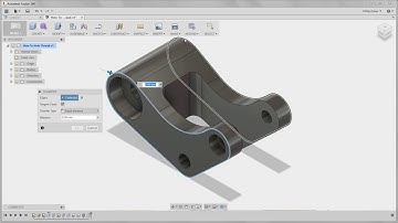 How to Create Fillet and Chamfer in Autodesk Fusion 360 -07