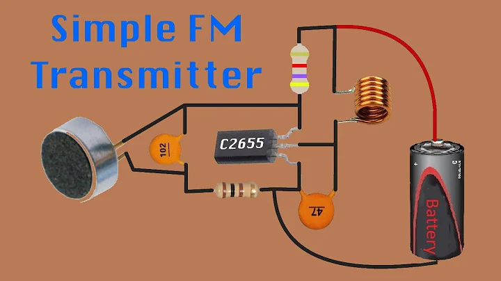 How to make a simple fm transmitter circuit with 6 components