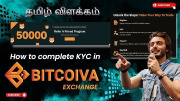 Global Crypto Exchange Bitcoiva - தமிழ் விளக்கம்  - How to complete KYC in Bitcoiva Exchange