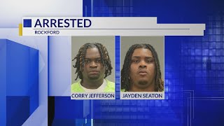 Rockford Police arrest two men after loaded handgun found during traffic stop