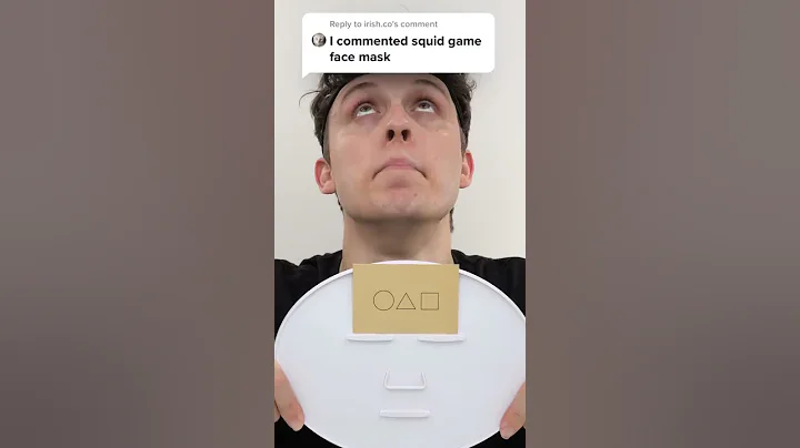 SQUID GAME FRONT MAN FACE MASK #shorts