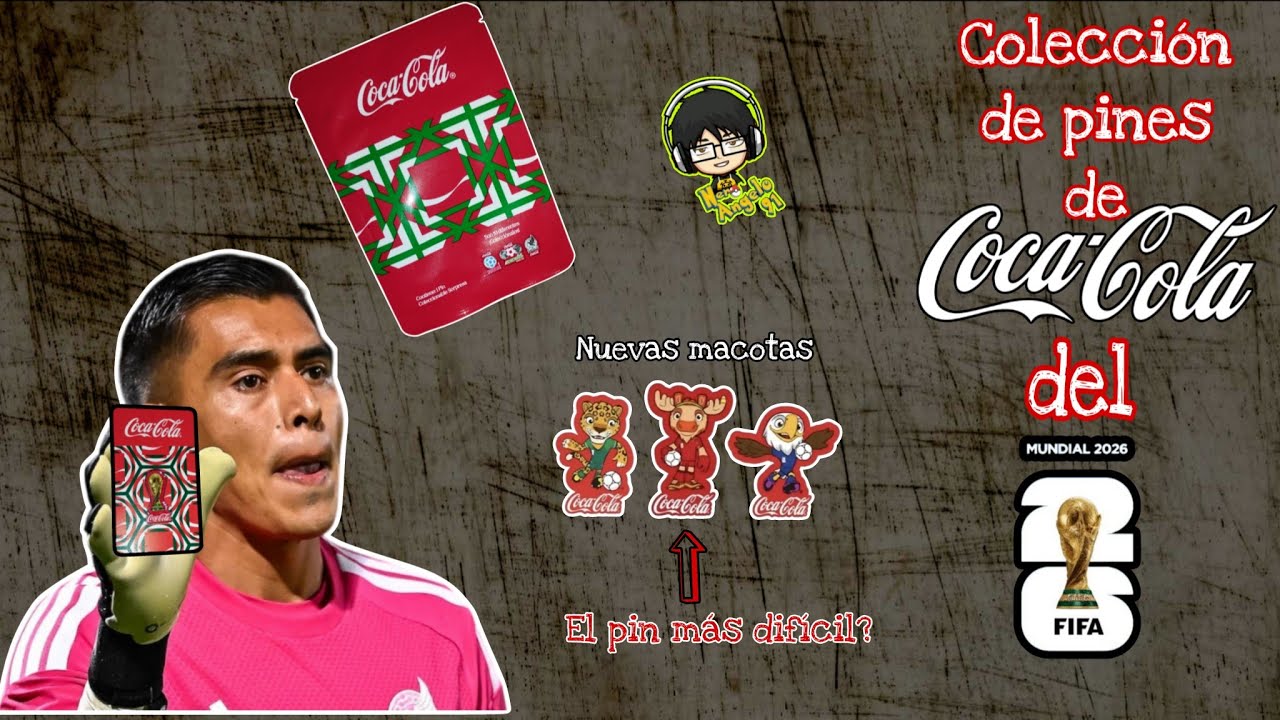 Colección pines Coca-Cola mundial 2026