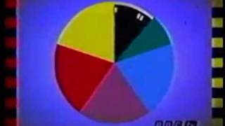 BBC Colour Pie Chart clock - 1960s (mock)