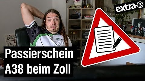 Realer Irrsinn: Komplizierte Zollanmeldung | extra 3 | NDR