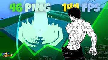 46 Ping and 144 FPS in bloxfruits ? | FPS Boost Guide Bloxfruits