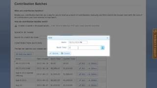 Batch Contributions New Video Tutorial screenshot 2