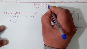 Ch 13 Ex 13.2 Q 6 Surface Areas and Volumes | Ncert Maths Class 9 | Cbse