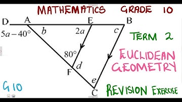 Mathematics Grade 10 Euclidean Geometry Exercise 1 b @mathszoneafricanmotives