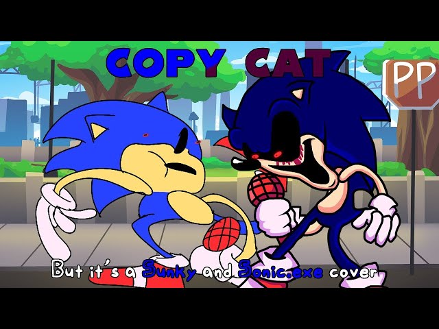 FNF: Sunky And Sonic.EXE Sings Copy Cat - Play FNF: Sunky And Sonic.EXE  Sings Copy Cat Online on KBHGames