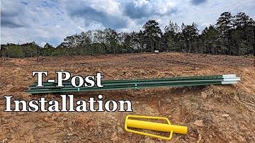 Installing and Removing T-Posts with a Post Driver