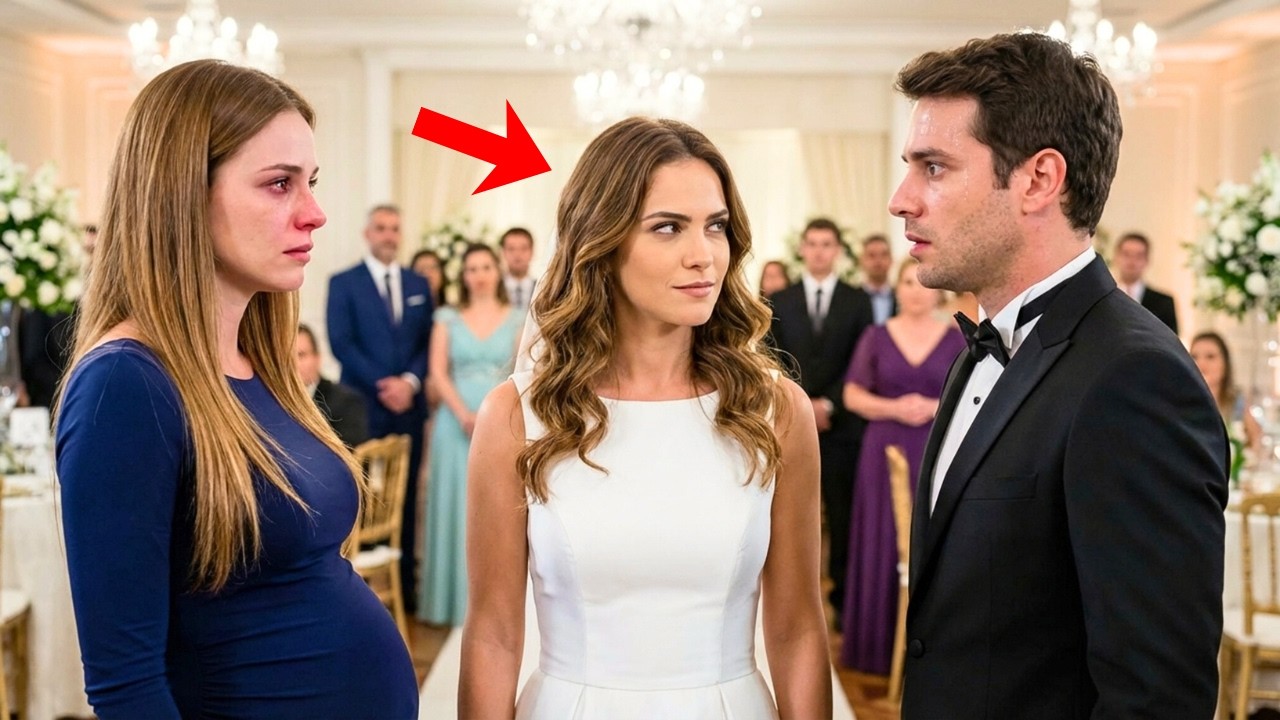 ELE LEVOU A SECRETÁRIA GRÁVIDA PARA O CASAMENTO... MAS A NOIVA REVELOU ALGO QUE DESTRUIU TUDO