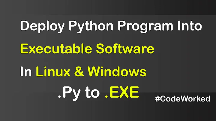 Convert Python Program InTo Executable Software | Linux & Windows
