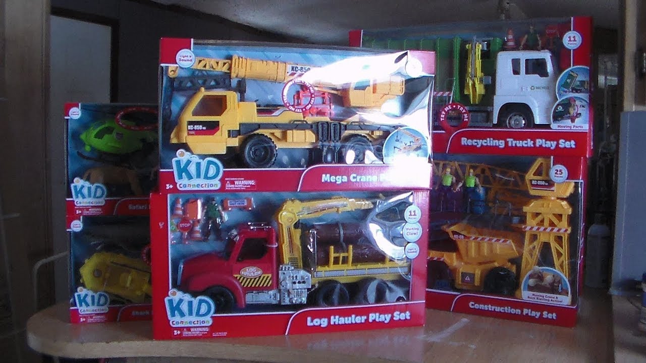 kid connection mega crane play set