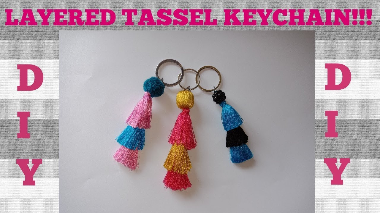 Easy DIY Tassel Key Chain