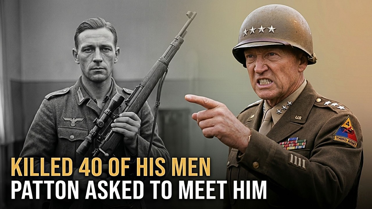 What Patton Said When He Met the German Sniper Who Had Killed 40 of His Men