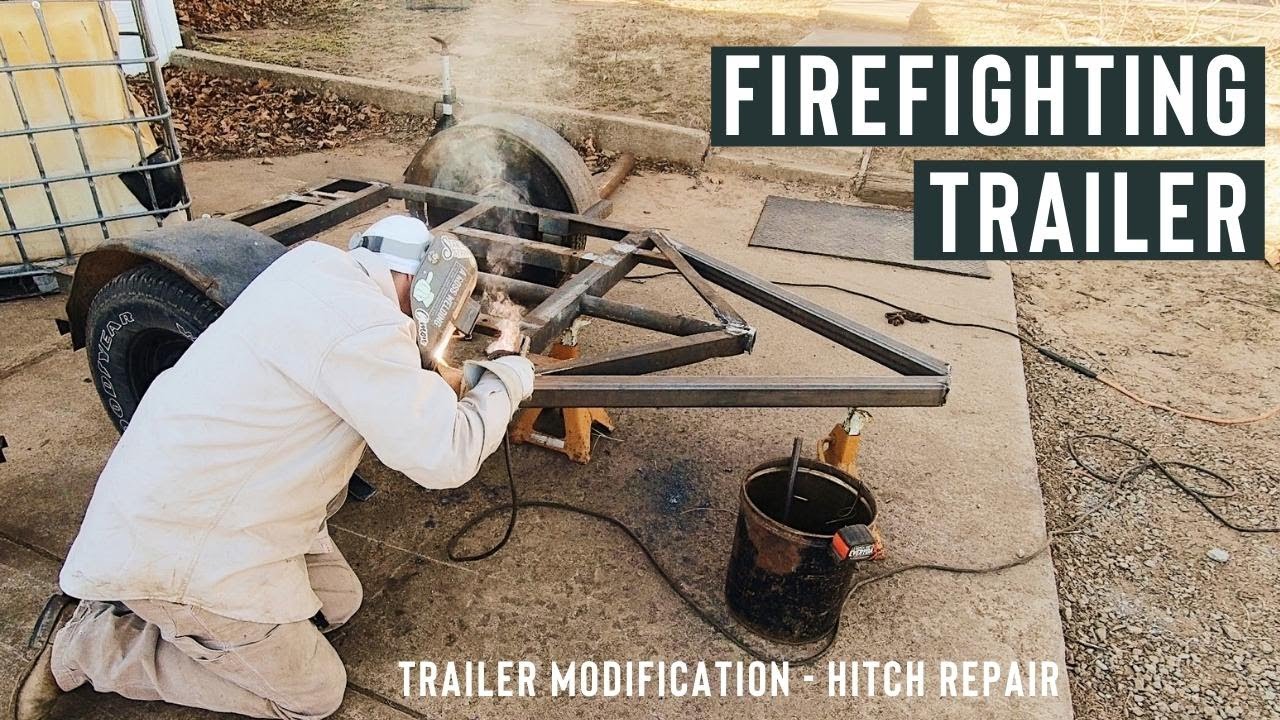 SQUARING A TRAILER HITCH WITH IT'S AXLE (CUSTOM TRAILER MODIFICATION