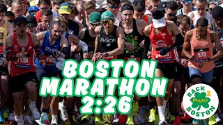 Boston Marathon 2025 Race Day running 2:26 #Bostonmarathon #back2boston #limerickrunning