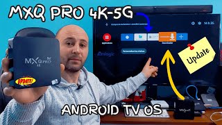 Mxq Pro 4K 5G Sous Android Tv 9 Cpu S905W Changer Le Firmware