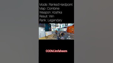 Legendary Snipes 🏆 | Hardpoint on Combine with Koshka | CODM