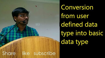 CONVERSION FROM  USER DEFINED DATA TYPE INTO BASIC DATA TYPE || C++ PROGRAMMING --Lecture--35