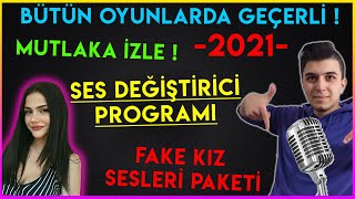 En Efsane Ücretsi̇z Ses Deği̇şti̇rme Programi Güncel Voi̇cemod Fake Kiz Sesi̇ Paketi̇ 2021