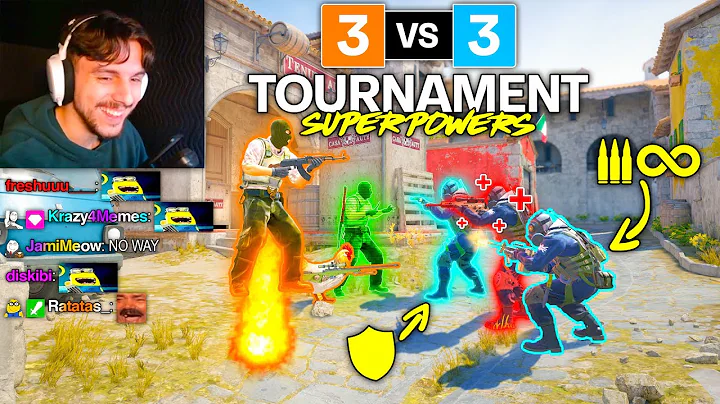 I Hosted a 3v3 Tournament with SUPER POWERS...