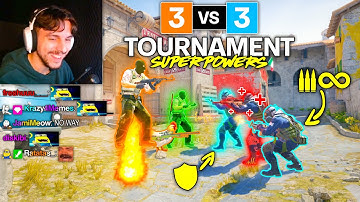 I Hosted a 3v3 Tournament with SUPER POWERS...