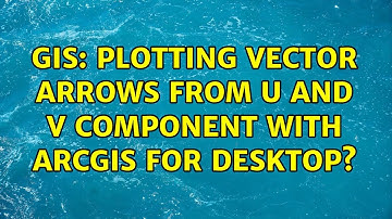 GIS: Plotting Vector Arrows from U and V Component with ArcGIS for Desktop?