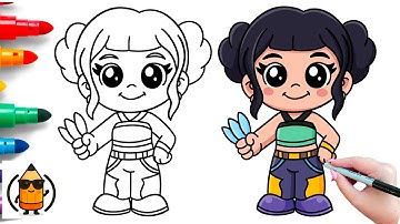 How To Draw Zoey | K Pop Demon Hunters 