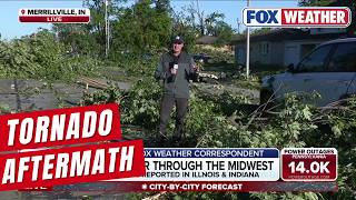 Tornadoes Cause Extensive Damage In Merrillville, Indiana
