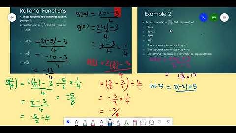 Evaluating Rational Functions  Part B - Timoy White