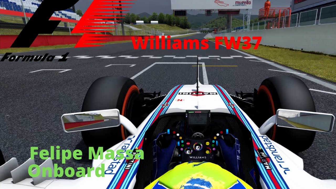 F1 Felipe Massa Mugello Williams FW37 Onboard 60FPS