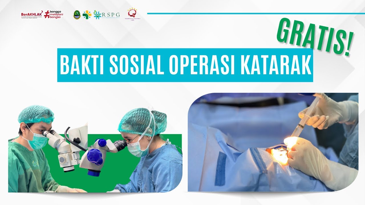 OPERASI KATARAK GRATIS | Rangkaian HUT ke-14 RSUD Pameungpeuk