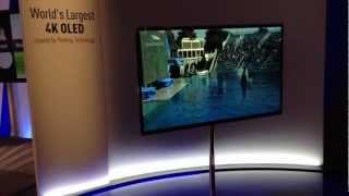 CES 2013- Panasonic Worlds Largest OLED 4K TV