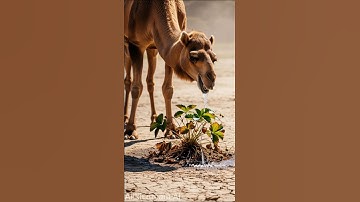 When the Strawberry Tree Was Dying, the Camel Saved It”😭#ai #save #tree #strawberry