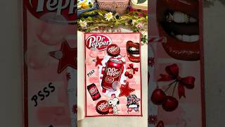 ASMR Satisfying Dr Pepper Scrapbook ✨🥤✨ #asmr #journaling #diy